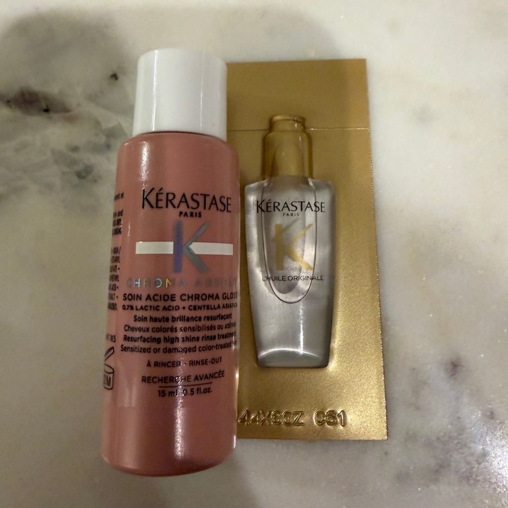 KERASTASE Chroma Gloss and Elixir Travel Set